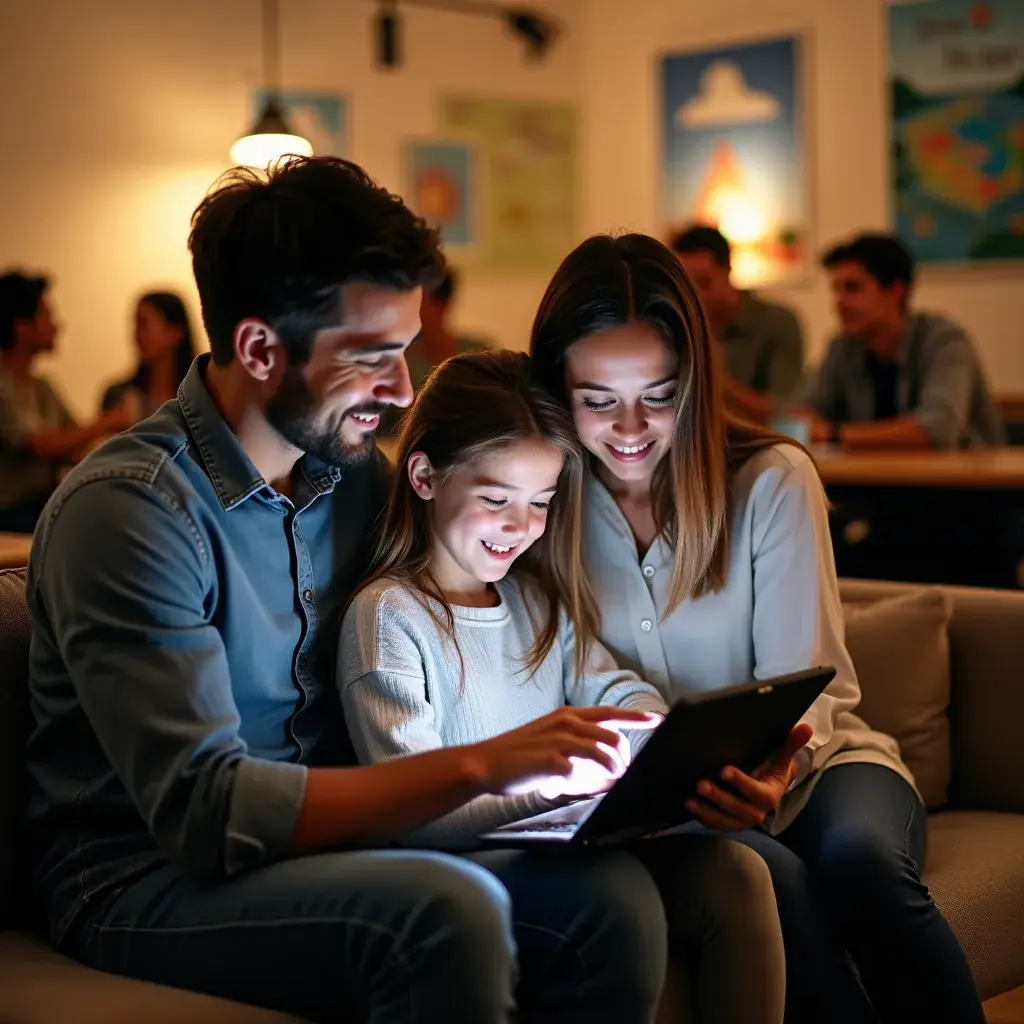 Modern office workspace